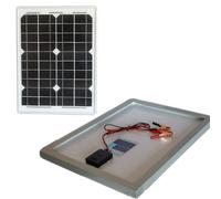 PANNELLO SOLARE MODULO FOTOVOLTAICO 30W 30WATT 12V CELLE SILICIO PINZE BATTERIA