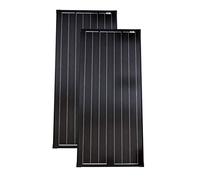 Pannello solare mono, 2 pezzi, 100 W, nero, 1200 x 545 x 35 93043