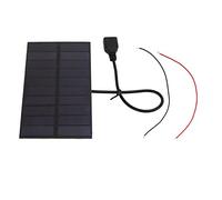 Pannello solare monocristallino 1 5W 5V con substrato PET senza vetro leggero durevole per progetti fai da te con uscita USB per dispositivi mobili e ricarica solare