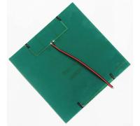 Pannello solare monocristallino 10W 6V con filo elettronico per ricarica esterna, dimensioni 165x165mm, compatibile con apparecchi a bassa potenza e sistemi solari
