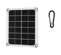 Pannello Solare Monocristallino 200x190x3mm 6W per Applicazioni Mobile e Campegg