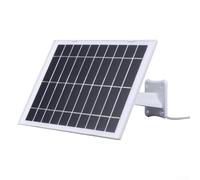 Pannello solare monocristallino 5V 8W per dispositivi di tipo C - Telecamere di sicurezza per esterni, luci LED ed elettronica a bassa potenza - per cavo, efficienza 20,5% (nero)