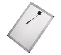 Pannello solare monocristallino da 20 W con porta USB e clip per batteria per campeggio all'aperto, generazione di energia domestica e ricarica portatile
