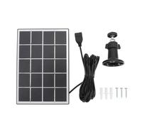 Pannello solare monocristallino da 3 W, per telecamera di sorveglianza, per esterni, 5 V, pannello solare con clip per telefoni cellulari, power bank, fotocamera, ventilatore da campeggio, lanterna