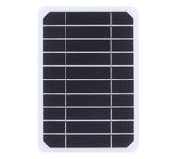 Pannello solare monocristallino da 5W 5V, caricabatterie solare per esterni, alimentatore mobile compatibile