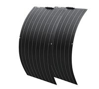 Pannello Solare Monocristallino Flessibile da 150 W Kit Caricabatteria per Celle Solari da 12 V Regolatore Fotovoltaico da 30 A Auto Barche Marine Camper 600 Wkit (300 W)