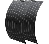 Pannello Solare Monocristallino Flessibile da 150 W Kit Caricabatterie A Celle Solari 12v Regolatore Fotovoltaico 30a Auto Barche Camper Marini