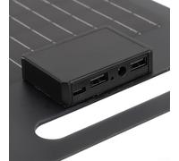 Pannello solare monocristallino portatile, 20 W, 18 V, con rivestimento in resina epossidica, impermeabile IP65, per campeggio, camper, serra, casa per animali domestici e uso domestico, leggero
