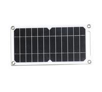 Pannello solare multifunzione da viaggio, 5 V, USB tipo C, ricarica in metallo, per uso esterno ed emergenze