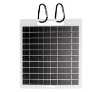 Pannello solare | Pannello solare portatile con porta USB DC | Attrezzatura monocristallina da 10 W con moschettone per escursionismo, avventure di montagna e camper