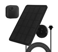 Pannello Solare per Blink Camera, 4W Caricatore Solare per Blink Outdoor Compatibile con Telecamera Blink Outdoor 4 (4th Gen), con Cavo di Ricarica da 13,12 Piedi, Impermeabile IP65