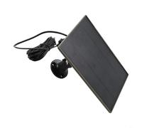 Pannello solare per fotocamera con batteria integrata da 6000 mAh, caricatore solare monocristallino da 3 W 5 V, IP66 resistente alle intemperie per telecamera di sicurezza esterna