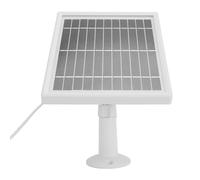 Pannello Solare per Fotocamera di Fornitura di Uccelli, Pannello Solare della Fotocamera IP66 con Test della Porta 10W 9,84 Piedi USB C 2 in 1 per l'esterno (WHITE)