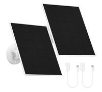 Pannello solare per fotocamera eufy, pannello solare da 5 V, 5 W, per eufyCam 2/2 Pro/2C/2C Pro/3/3C/E/E20/E40/L20/L40/S330, SoloCam E20/E40/S230/Spotlight,IP65 caricatore modulo solare per eufy con