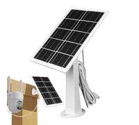 Pannello solare per fotocamera, pannello solare per fotocamera con montaggio regolabile a 360 gradi | caricabatterie impermeabili IP66 con montaggio regolabile a 360 gradi per telefoni