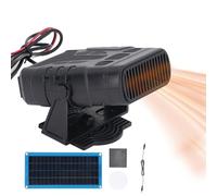 Pannello solare per pollaio, caricatore solare portatile da 30 W con | Riscaldamento, scatola per batterie DC impermeabile, scaldavivande invernale per serra, set di essiccazione e riscaldamento