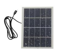 Pannello Solare per Ricarica,ad Alta Efficienza Impermeabile da 15W - Caricabatterie Solare | Per Cortili Verande Giardini Feste Campeggio Escursionismo Uomini Donne Ragazzi Ragazze