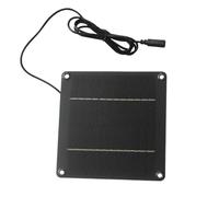 Pannello solare per telecamera ad anello da esterno 24 W 12 V, pannello solare con luci a stringa | impermeabile con porta CC 5521 per telecamere di sicurezza, cortile, patio, lampada da campeggio e