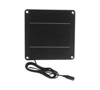 Pannello Solare per Telecamera Anello Esterno 24W 12V - Pannello Solare Giardino | Impermeabile con Porta DC 5521 per Lampada da Outdoor Campeggio Telecamere di Sicurezza Illuminazione