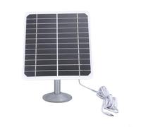 Pannello solare per telecamera di sicurezza, pannello solare da 20 W per DC 5 V, batteria ricaricabile esterna, caricabatterie solare impermeabile portatile USB pannello solare