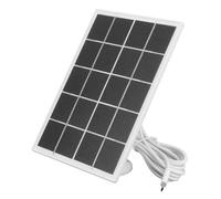 Pannello Solare per Telecamera, Pannello Solare Monocristallino 3W 5V Tipo C con Staffa, Caricabatterie per Pannello Solare per Telecamera Esterna per Apparecchi a Bassa Potenza