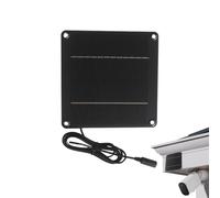 Pannello Solare Per Telecamera Ring Esterno 24W 12V - Pannello Solare Da Giardino | Impermeabile con Porta DC 5521 per Luci da Giardino Esterno Terrazzo Campeggio Telecamere Sicurezza Illuminazione Co