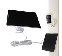 Pannello solare per telecamere di sorveglianza, caricabatterie a batteria solare da 50 W, per telecamera di sicurezza, generatore impermeabile a risparmio energetico, batteria esterna, per ufficio