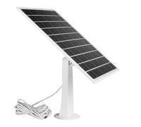 Pannello solare per videocamera ad anello - Caricatore solare monocristallino portatile | Caricatore per pannello solare per telecamera di sicurezza | 9 accessori per caricabatterie portatili di tipo