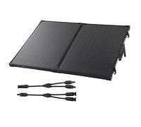 Pannello Solare Pieghevole Ad Alta Efficienza Portatile Generatore Caricabatterie con Staffa Regolabile per Casa RV Barca Silicio Monocristallino IP65 Impermeabile (160w)