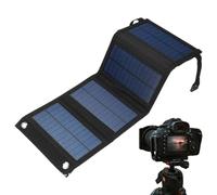 Pannello Solare Pieghevole - Caricatore Solare Da 15W Per Escursioni E Campeggio | MAT Di Ricarica Del 6v Portatile, Dispositivo Di Uscita Di Alimentazione USB, Viaggio Del Pannello Di Energia
