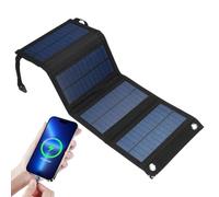 Pannello solare pieghevole - Caricatore solare portatile da 15 W con uscita USB | Pannello 6V compatto per escursioni esterne, campeggio, backup di emergenza, alimentazione da viaggio, fonte di energi