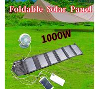 Pannello solare pieghevole da 1000 W USB tipo C ricarica per telefono cellulare PC esterno escursionismo campeggio batteria portatile ricarica per Natale