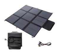 Pannello solare pieghevole da 200 W, caricatore solare IP67, impermeabile e antipolvere, alta efficienza di conversione in uscita 22%, caricatore portatile, alimentazione solare, solare, campeggio