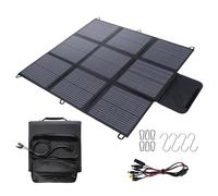 Pannello solare pieghevole da 200 W, cavo da 3 m, efficienza di conversione del 22%, impermeabile IP67, caricatore solare portatile per campeggio, all'aperto
