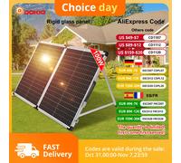 Pannello solare pieghevole Dokio Russia 100W 160W 200W con controller 10A/20A per pannello solare del sistema di ricarica della batteria 12V