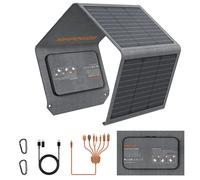 Pannello solare pieghevole MHPOWOS Caricatore per telefono solare portatile da 40 W / 80 W, alimentatore di backup di emergenza esterno IP65 per telefono da campeggio 40W Solar panel