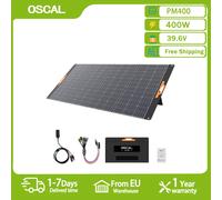Pannello solare pieghevole portatile Oscal PM400 400W Tasso di conversione dell'energia del 23% Pannello di ricarica solare da campeggio impermeabile esterno