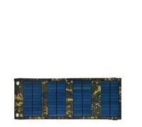 Pannello Solare Pieghevole Portatile USB Pannelli Solari Pieghevoli | For la ventola della torcia elettrica della banca di ricarica del telefono cellulare da viaggio(Camouflage)