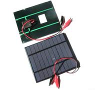 Pannello solare policristallino 2 5W 5V Uscita con incapsulamento in vetro temperato per affidabile alimentazione USB durante campeggio escursionismo e uso remoto
