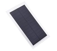 Pannello Solare policristallino ad Alta efficienza, Scheda di Ricarica, Potenza 1,75 W, Scheda epossidica per Piccoli elettrodomestici, luci di Emergenza, semafori, Nero 150x80x2