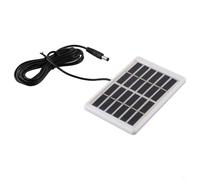Pannello solare policristallino da 5 W 6 V con telaio in plastica e cavo da 3 m per alimentazione esterna kit solare fai da te