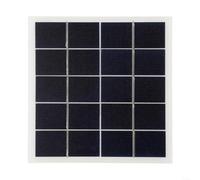 Pannello solare policristallino da 7 W e 5 V, strumento portatile per l'uso con illuminazione solare da giardino e dispositivi di segnalazione stradale