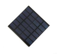 Pannello solare policristallino portatile, 0,5 W, 6 V, caricabatterie rapido per campeggio, escursionismo, viaggi, design a lunga durata resistente alle intemperie per piccoli dispositivi, luci, acqua