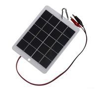 Pannello solare policristallino portatile, celle solari in silicio policristallino da 10 W 5 V, materiali duraturi, per rurale, comunità, marciapiedi