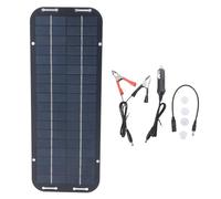 Pannello Solare Portatile 12V 5W ad Alta efficienza ad Alta efficienza monocristallina Caricatore del Pannello Solare in silicio per Moto per attività all'aperto Design Compatto