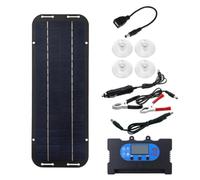 Pannello Solare Portatile 30w Controller e USB Type-c | Polisilicio Pet, Ricarica Rapida anche Poca Luce, Supporto Stabile per Campeggio e Backup