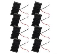 Pannello solare portatile, 5 V, 60 mA, soluzione facile per progetti ed esperimenti fai da te (1 pezzo)