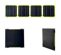 Pannello solare portatile a 4 pieghe, 2000 W 12 V, con ricarica USB, impermeabile per escursionismo, campeggio, zaino in spalla