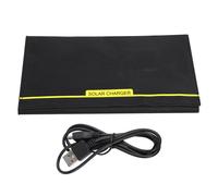 Pannello solare portatile ad alta efficienza con ricarica intelligente, design impermeabile e pieghevole con porte di uscita USB, struttura