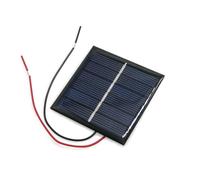 Pannello solare portatile con filo 2-3 V 100 mA modulo a celle piccole in polisilicio Scheda solare esterna Ricarica batteria solare facile da usare Piastra portatile con filo